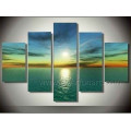 Pure Handpainted Fashion Seascape Sunset Wall Art Painting (SE-179)